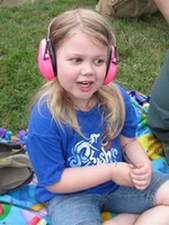 Kids Safety, Hearing Protection and Headphones at a Concert